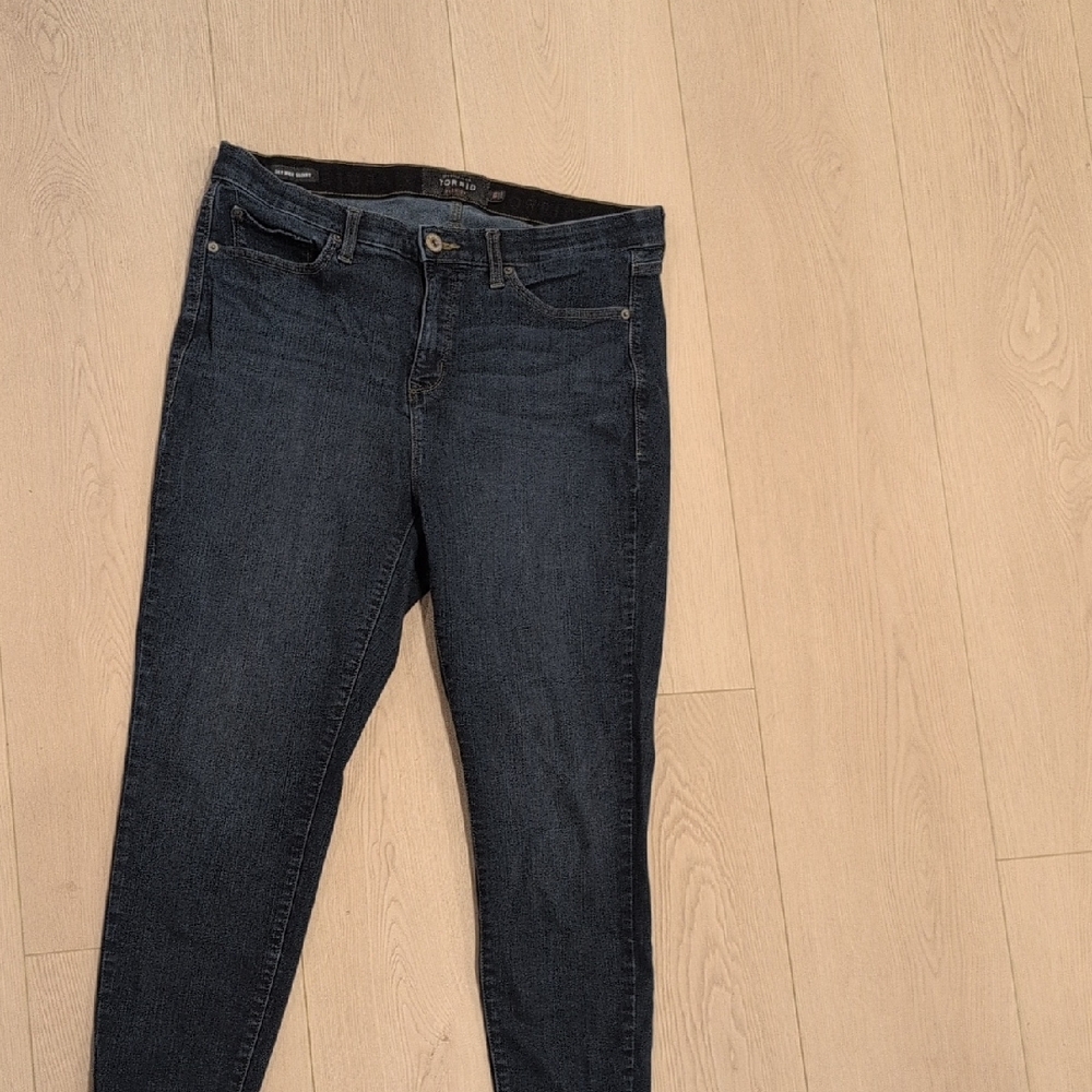Torrid Dark Blue Skinny Jeans